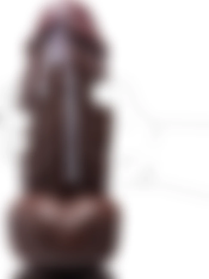 21 cm Güçlü Emme Tabanlı Zenci Dildo - TDMarket - tdmarket.com.tr