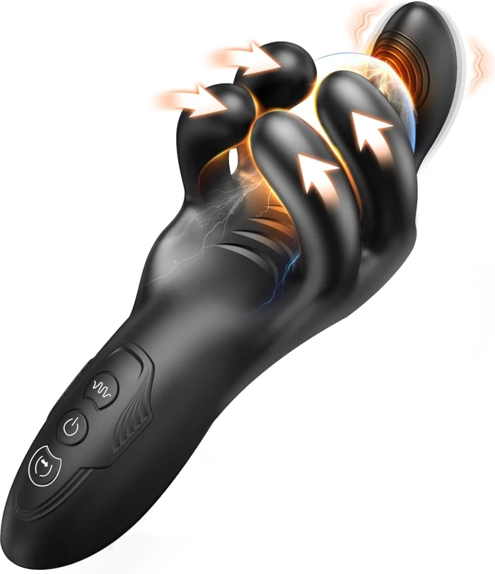 Pençe Şeklinde Penis Vibratörü - Erkekler İçin 10 Sıkıştırma ve 10 Titreşim Özellikli Mastürbatör - tdmarket.com.tr