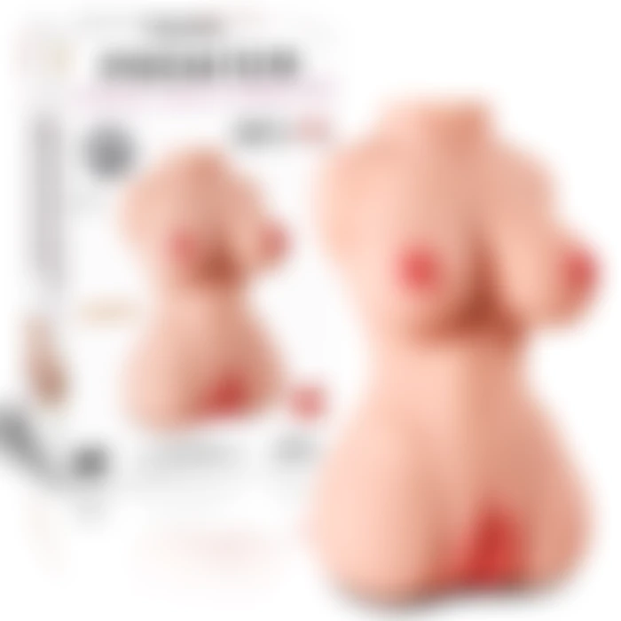 Premium Torso Masturbator Karina - Realistik Manken Anal Vajinal 2 in 1 Titreşimli Suni Vajina - tdmarket.com.tr