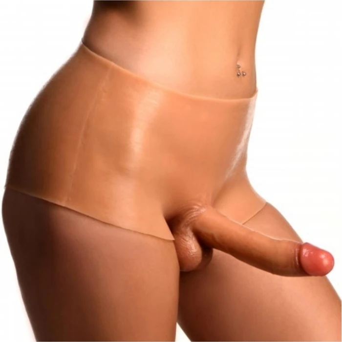 Gerçekçi Dildo Pantolon: Yüksek Kaliteli Silikon Malzemeden Üretilmiş Büyük Boy Strapon - tdmarket.com.tr