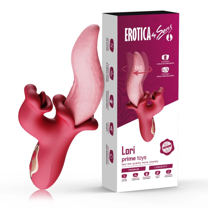 Lori Şarjlı 360° Rotasyon Hareketli G Spot ve Klitoris Vibratörü - tdmarket.com.tr
