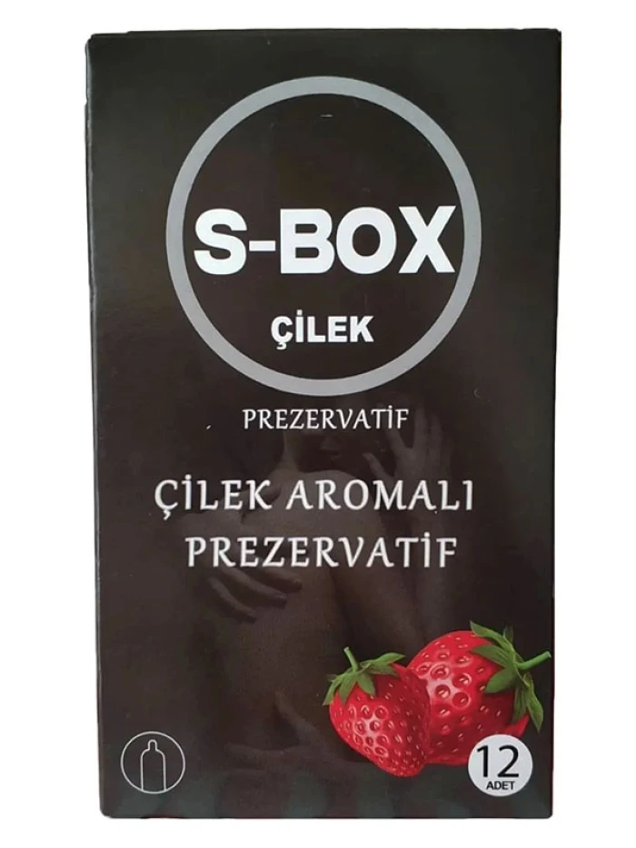 S-Box Çilek Aromalı Prezervatif 12li - Doğal ve Güvenli Korunma - tdmarket.com.tr