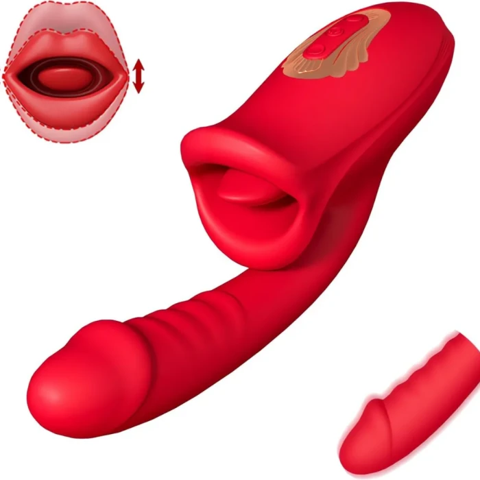 G Nokta ve Klitoris Uyarıcı 2 in 1 Oral Vibratör - TD Market - tdmarket.com.tr